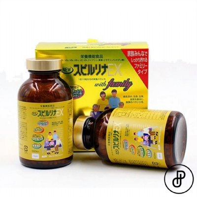 Tảo Vàng Spirulina Japan EX 2000 Viên