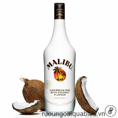 Rượu Malibu Caribbean Rum Coconut Flavour